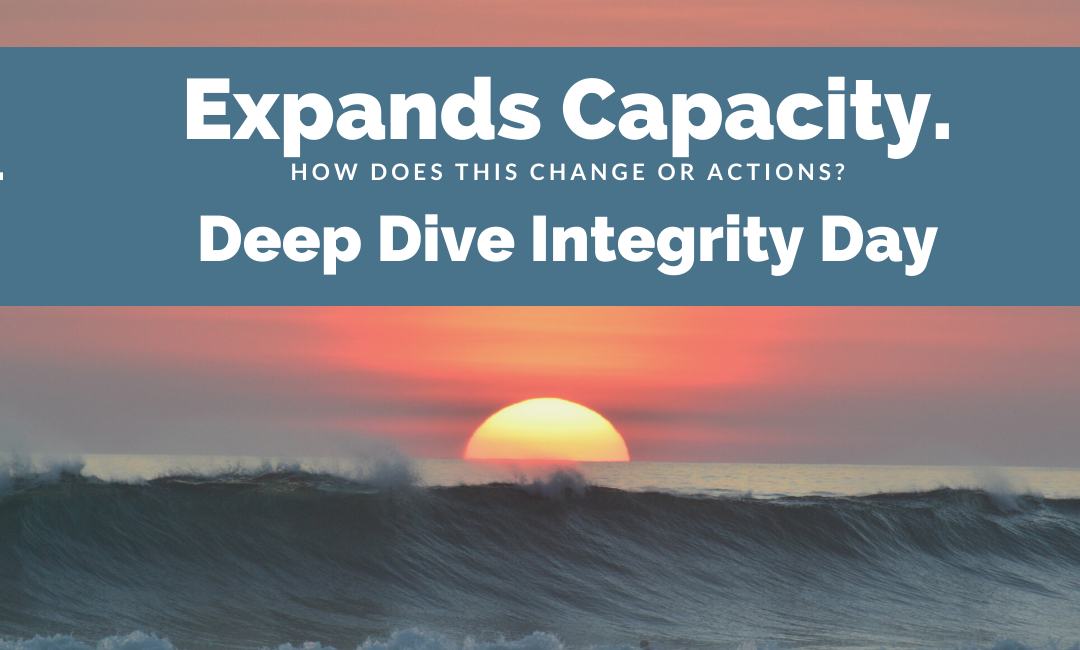 Deep Dive Integrity Day Expands Capacity
